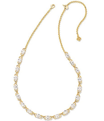 Kendra Scott Crystal Genevieve 14K Gold Plated Short Strand Necklace