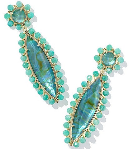 Kendra Scott Genevieve Beaded Statement Drop Earrings