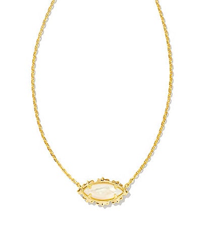 Kendra Scott Genevieve Gold Short Pendant Necklace