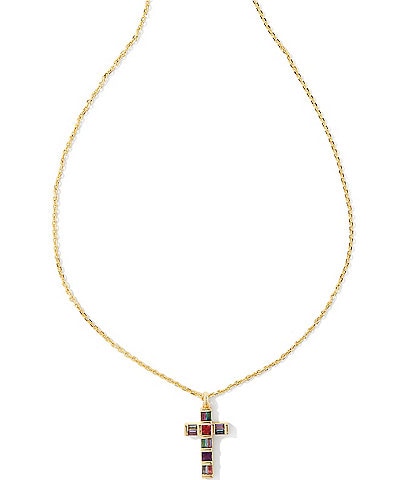 Kendra Scott Gracie Cross Short Pendant Necklace