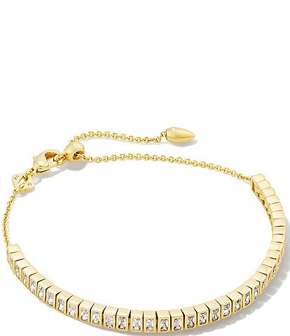 Kendra Scott Gracie Tennis Delicate Chain Line Bracelet