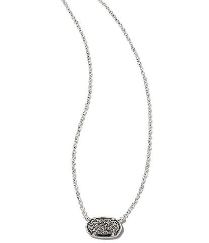 Kendra Scott Grayson Silver Short Pendant Necklace