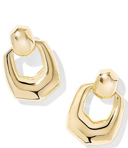 Kendra Scott Kaitlin Open Frame Puffy Drop Earrings