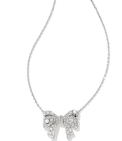 Kendra Scott Krista Bow Short Pendant Necklace