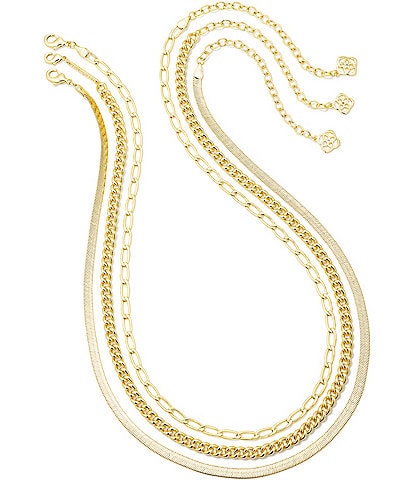 Kendra Scott Layering Chain Necklace Set