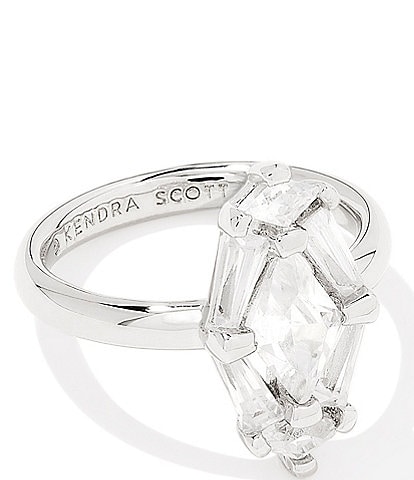 Kendra Scott Lindy Rae Silver Cocktail Ring