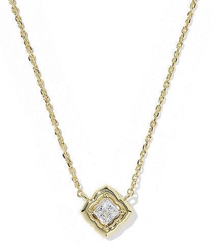 Kendra Scott Mallory Crystal Short Pendant Necklace