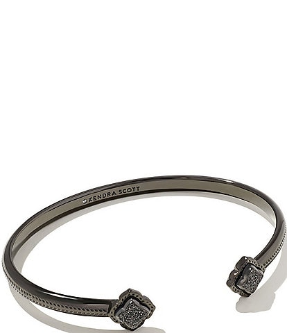 Kendra Scott Mallory Gunmetal Cuff Bracelet