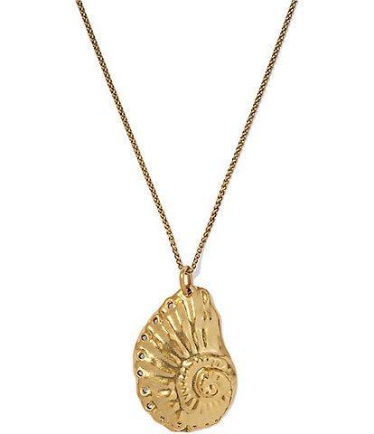 Kendra Scott Marina Seashell Long Pendant Necklace