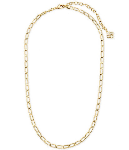 Kendra Scott Merrick Paperclip Chain Necklace