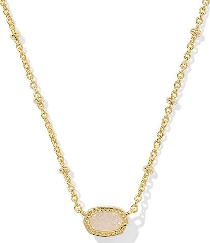 Kendra Scott Mini Elisa Drusy Satellite Pendant Necklace