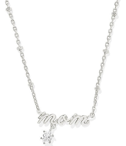 Kendra Scott Mom Crystal Short Pendant Necklace
