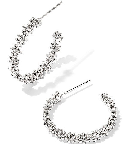 Kendra Scott Nydia Crystal Hoop Earrings