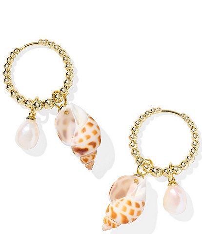 Kendra Scott Oleana Hoop Drop Earrings