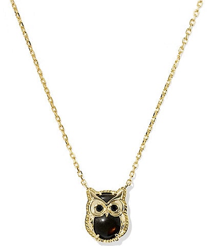 Kendra Scott Owl Short Pendant Necklace