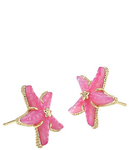 Kendra Scott Parker Pearl Starfish Stud Earrings
