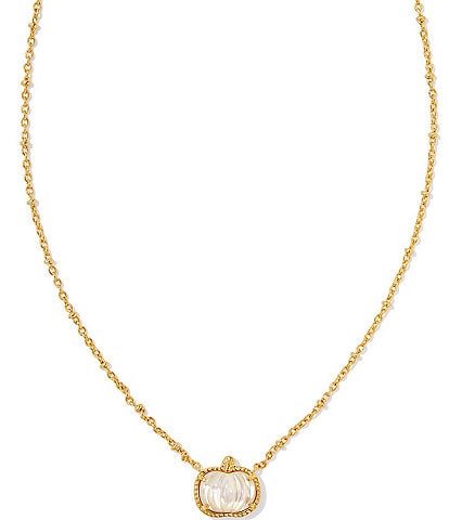 Kendra Scott Pumpkin Short Pendant Necklace