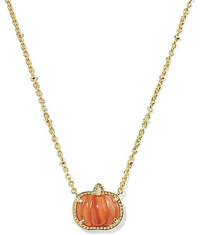 Kendra Scott Pumpkin Short Pendant Necklace