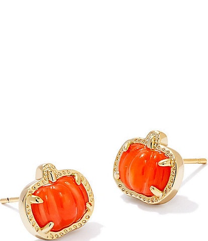 Kendra Scott Pumpkin Stud Earrings