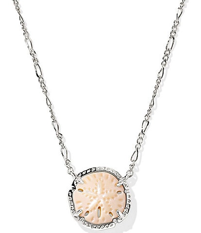 Kendra Scott Reversible Sand Dollar Short Pendant Necklace