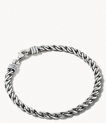 Kendra Scott Scott Bros. Men's Beck Sterling Silver Rope Chain Bracelet