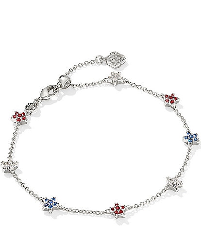 Kendra Scott Sierra Star Crystal Delicate Line Bracelet