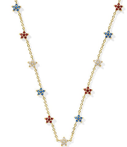 Kendra Scott Sierra Star Crystal Strand Collar Necklace