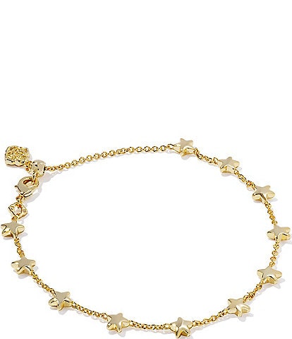 Kendra Scott Sierra Star Delicate Gold Chain Line Bracelet
