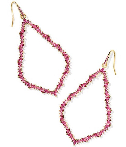 Kendra Scott Sophee Crystal Open Frame Statement Drop Earrings