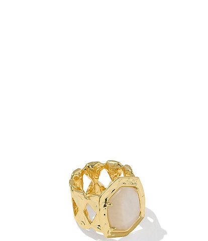 Kendra Scott Tiger Striped Daphne Cocktail Ring