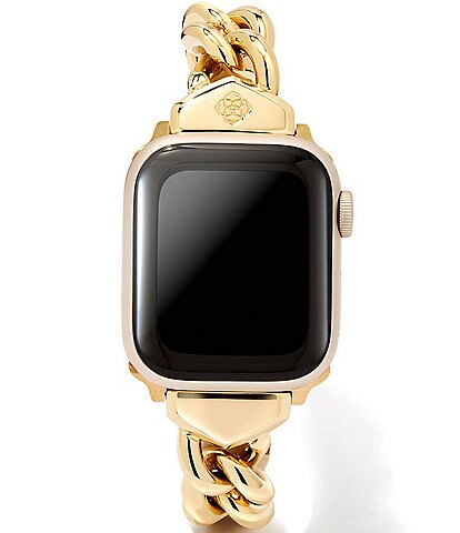 Kendra Scott Women's Whitley Gold Stainless Steel Chain Smart Watch Band