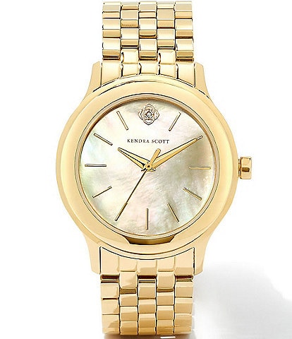 Kendra Scott Women's Alex 35mm Gold Tone Watch
