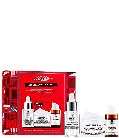 Kiehl's Since 1851 Brighten Up and Glow 3-Piece Face and Eye Skincare Gift Set