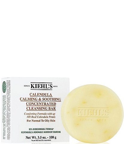 Kiehl's Since 1851 Calendula Calming and Soothing Concentrated Facial Cleansing Bar