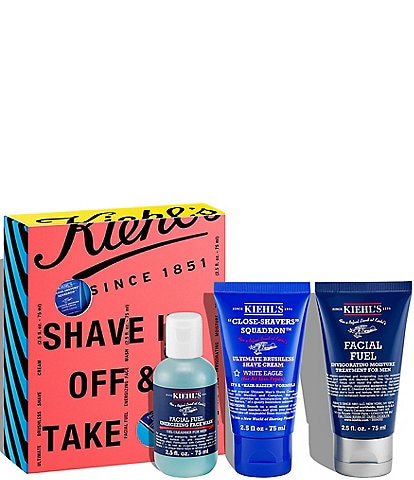 Kiehl's Since 1851 Shave it Off & Take it Off Men's Skincare Gift Set