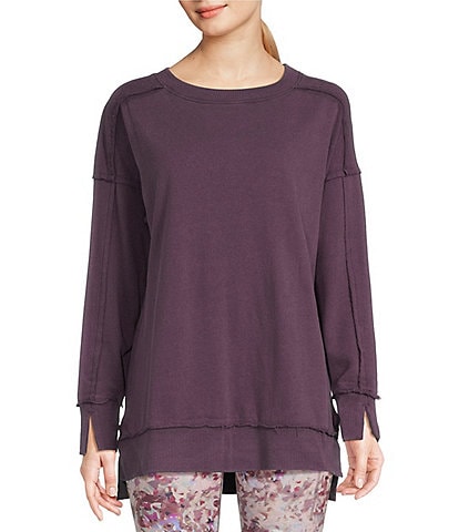 Kinesis Boatneck Ribbed Long Sleeve Sweatshirt