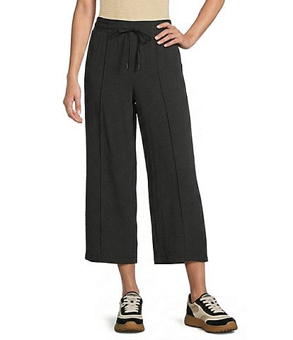 Kinesis Front Seam Cropped Coordinating Wide Leg Pants