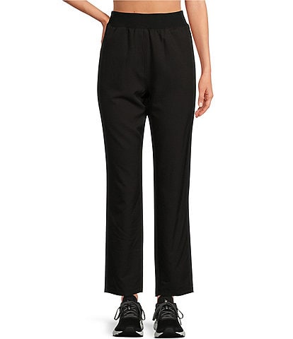 Kinesis High Rise Woven Elastic Waist Pocketed Pull-On Pant