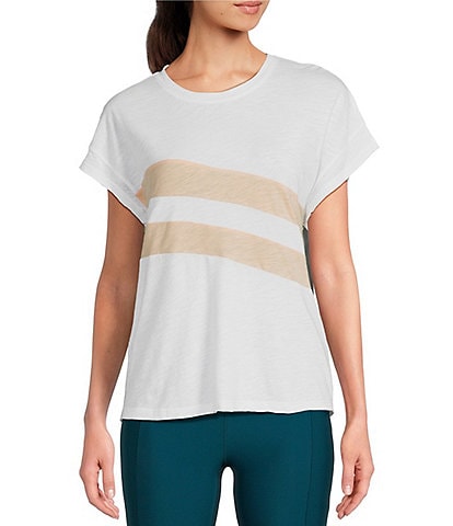Kinesis Knit Cap Sleeve V-Neck Tee