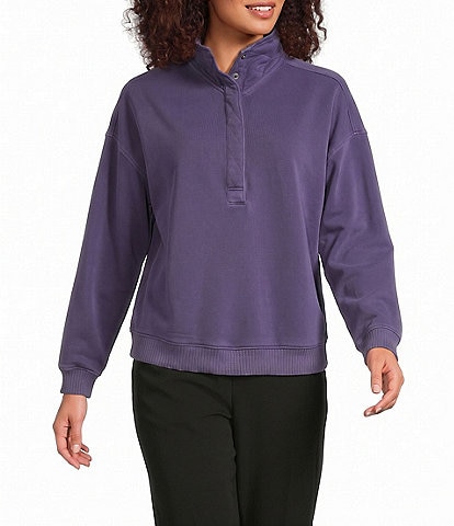 Kinesis Oversized Henley Long Sleeve Coordinating Pullover