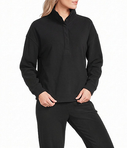 Kinesis Oversized Henley Long Sleeve Coordinating Pullover
