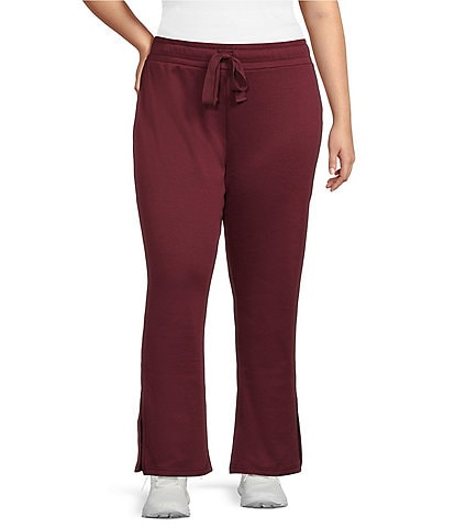 Kinesis Plus Size Mid Rise Pull-On Boot Cut Coordinating Pants