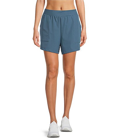 Kinesis Stretch Woven Ribbed Knit Shorts