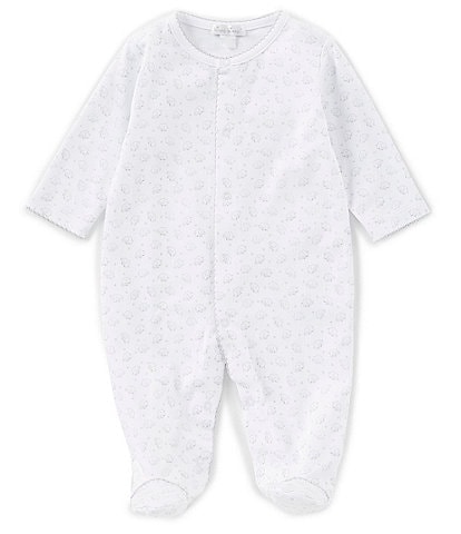 Kissy Kissy Baby Newborn-9 Months Elephant Fun Printed Footed Coverall