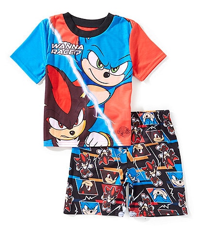 Komar Kids Little/Big Boys 4-10 Racing Sonic Two-Piece Pajama Set