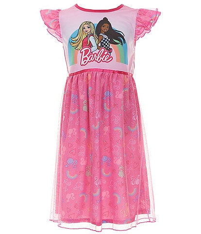 Komar Kids Little/Big Girls 4-10 Barbie Tutu Night Gown