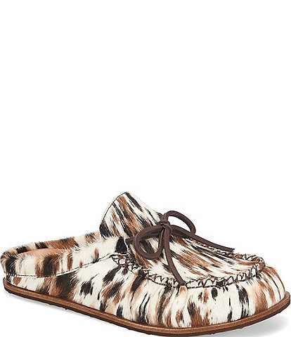 Kork-Ease Alize Printed Calf Hair Moc Toe Mules