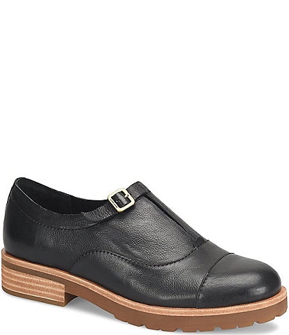 Kork-Ease Cloetta Leather Monk Strap Loafers