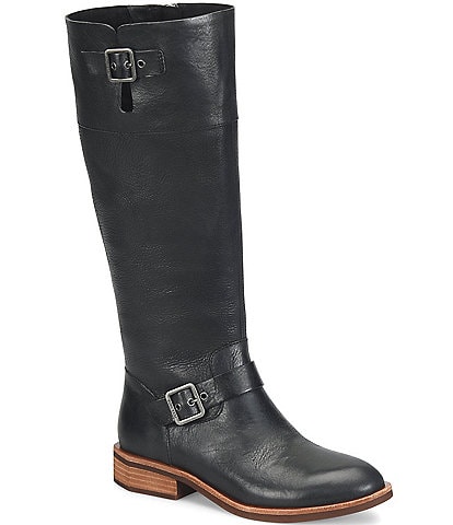 Kork-Ease Everly Leather Tall Buckle Hardware Riding Boots