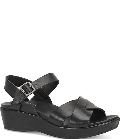 Kork-Ease Myrna 2.0 Leather Platform Wedge Sandals